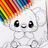 Fun Coloring Book Drawing 's icon