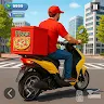 Bike Rider Food Delivery Boy 's icon