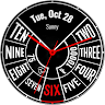 letters minimal watch face 's icon