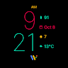 Super Color Minimal Watch Face 's icon