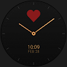 Love Gold minimal watch face 's icon