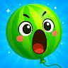 Watermelon balloon merge game 's icon