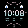Sporty Pink Blue Watch Face 's icon