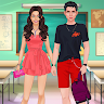 School Couple dress up 's icon