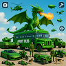 Army Bus Dragon Robot Car Game 's icon