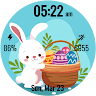 Floral Easter Glow Watch Face 's icon