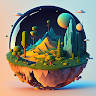 Idle Planet Miner 's icon