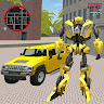 Golden Robot Car Transforme 's icon