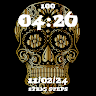 Gold Sugar Skull Floral Watch 's icon