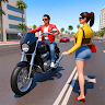 Bike Taxi Driving Games 3D 's icon