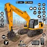 City Heavy Excavator Crane 3D 's icon